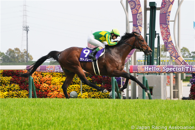 SATONO REVE winning the Takamatsunomiya Kinen at Chukyo in Japan.