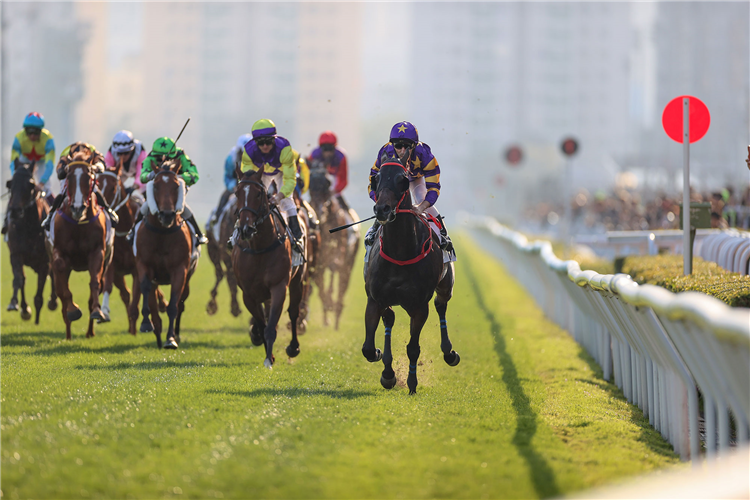 STELLAR EXPRESS winning the THE BAUHINIA SPRINT TROPHY (HANDICAP)