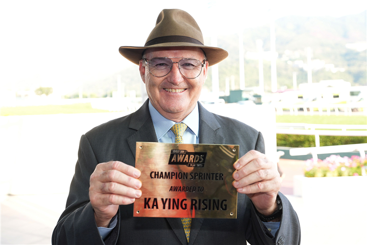 David Hayes celebrates the success of Ka Ying Rising.