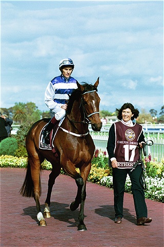 Ethereal (seen here on Caulfield Cup day) is one of the famous Qld Oaks winners