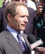 Andre Fabre after the 2005 Group 1 Irish Derby