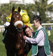 Surprise Melbourne Cup Nomination Dunaden<br>Photo by HKJC