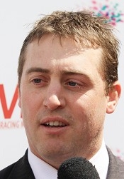 Tony Gollan is after another win with Rocket To Glory<br>Photo by Racing and Sports