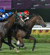 Super Easy winning the Guineas<br>Photo by Racing and Sports