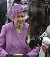 Estimate and The Queen after winning Ascot Gold Cup