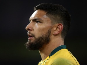 CURTIS RONA of the Wallabies watches on during The Rugby Championship Bledisloe Cup match at ANZ Stadium in Sydney, Australia.