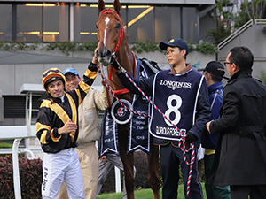 SILVESTRE DE SOUSA enjoys a wonderful week, first taking the LONGINES IJC and then his first G1 win in Hong Kong.