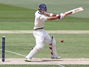 GLENN MAXWELL of Victoria bats during a Sheffield Shield match at the MCG in Melbourne, Australia.