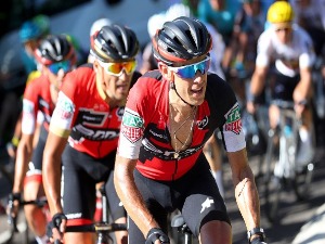 RICHIE PORTE of Australia riding for BMC Racing Team rides in the peloton during stage five of the 2017 Le Tour de France.