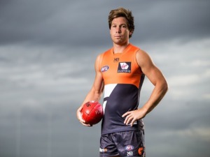 TOBY GREENE poses during the Greater Western Sydney Giants AFL media day in Sydney, Australia.