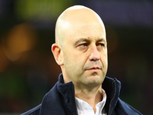 TODD GREENBERG, Chief Executive Officer of the National Rugby League looks on after the NRL match between the Melbourne Storm and the Canberra Raiders at AAMI Park in Melbourne, Australia.