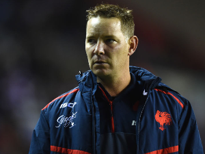 Sydney Roosters assistant coach ADAM O'BRIEN.