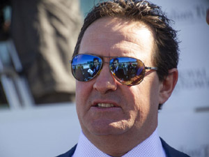 Trainer: MICHAEL FREEDMAN after, Excellent Proposal winning the Australian Turf Club Hcp