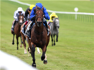 GHAIYYATH winning the Hurworth Bloodstock Coronation Cup Stakes in Newmarket, England.