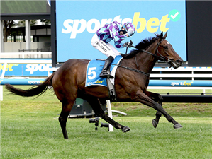PRIDE OF JENNI winning the Sportsbet Peter Young Stakes