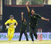 Pakistan bowler Wasim Akram