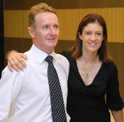 Steven Burridge and his wife Julie<br>Photo by Singapore Turf Club