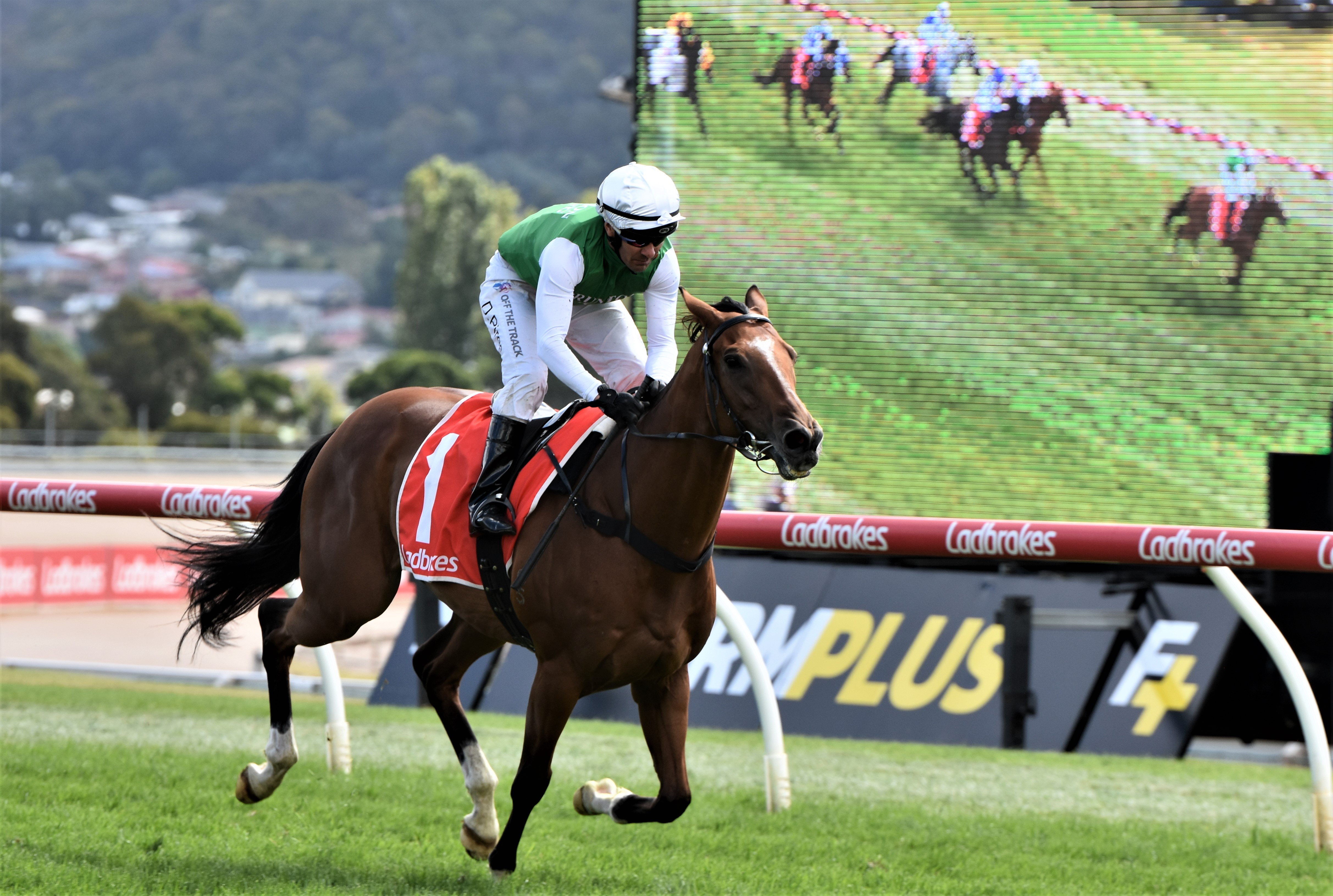 The Inevitable wins easily in the Listed Thomas Lyons Stakes - Picture: Peter Staples