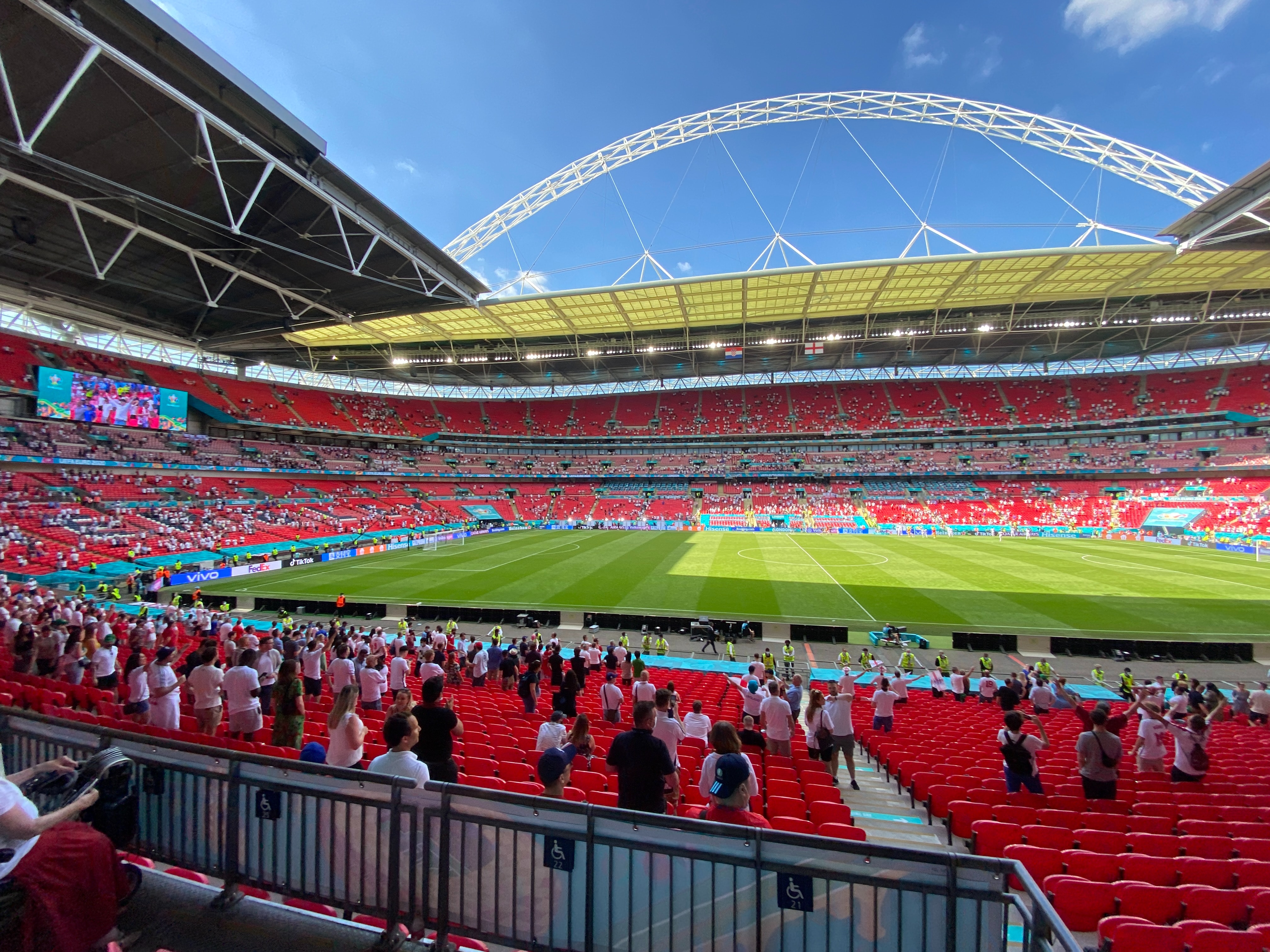 Wembley Stadium is ready for a huge weekend of playoff final action. Picture: Habib Ayoade
