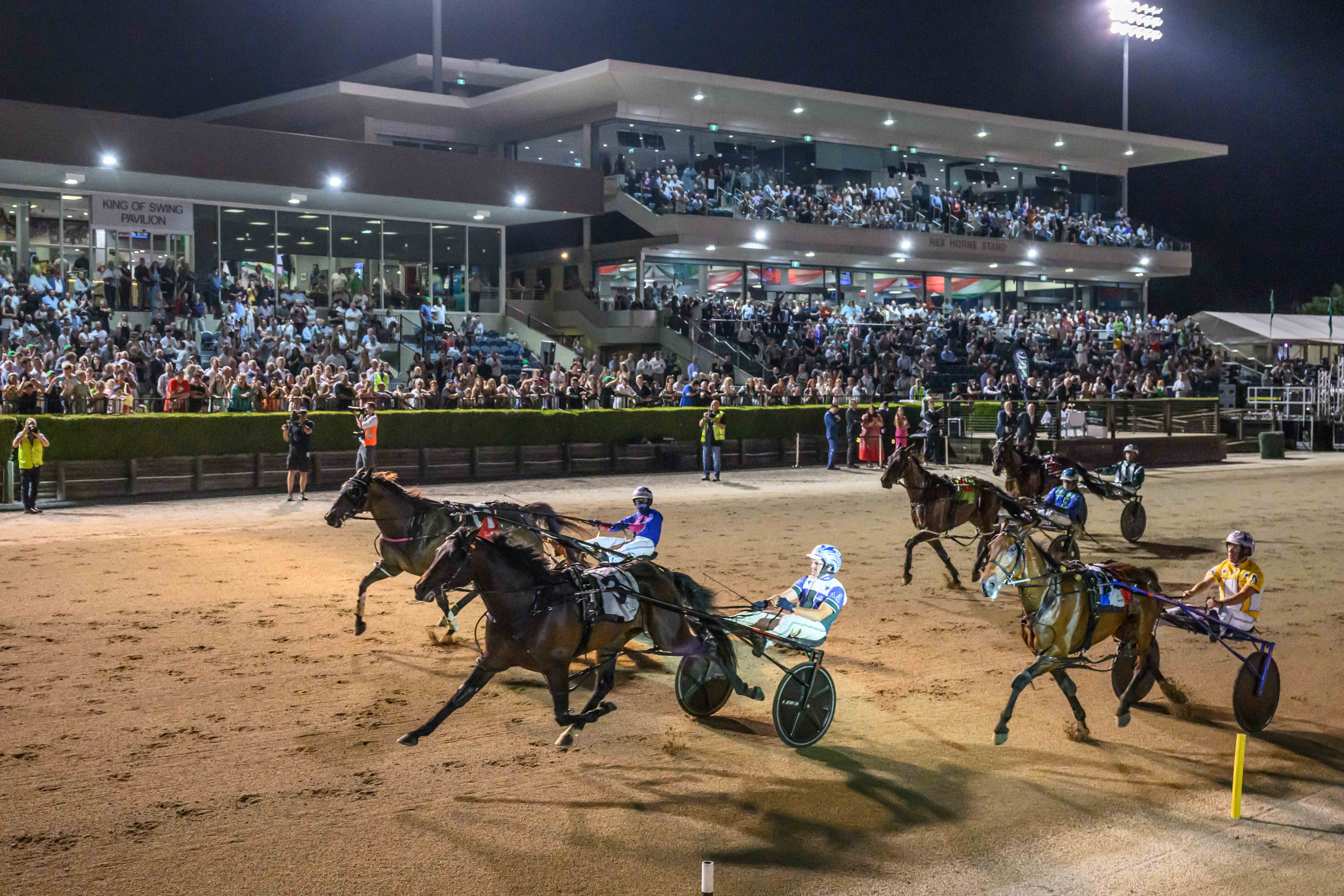 Don Hugo wins the 2024 Inter Dominion Pacers Final. Photo Harness Racing NSW