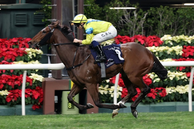 「晨曦儷人」在跑馬地以出色姿態取得勝利