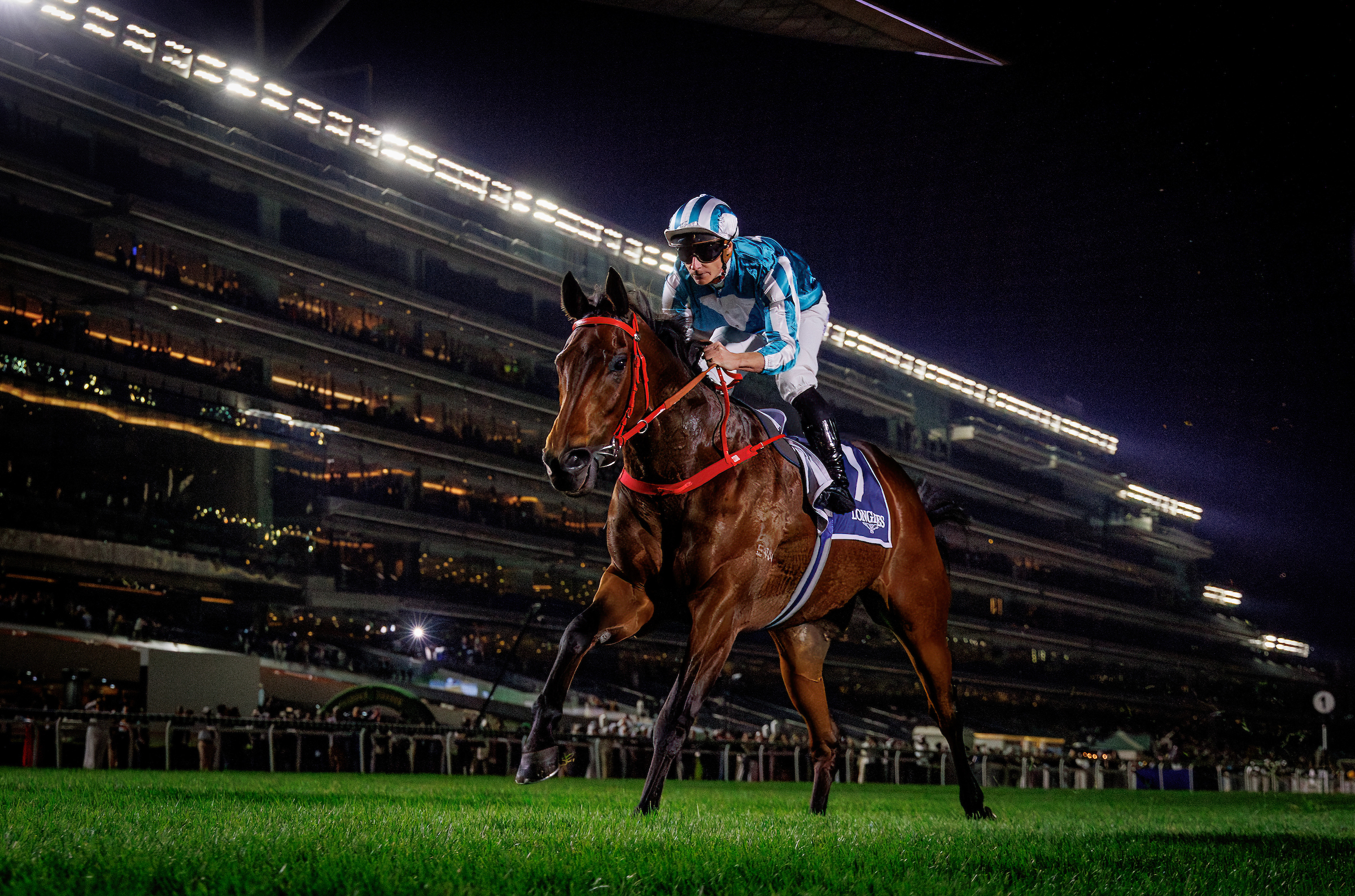 「浪漫勇士」在麥道朗胯下在美丹馬場勇奪一級賽傑貝哈特錦標。