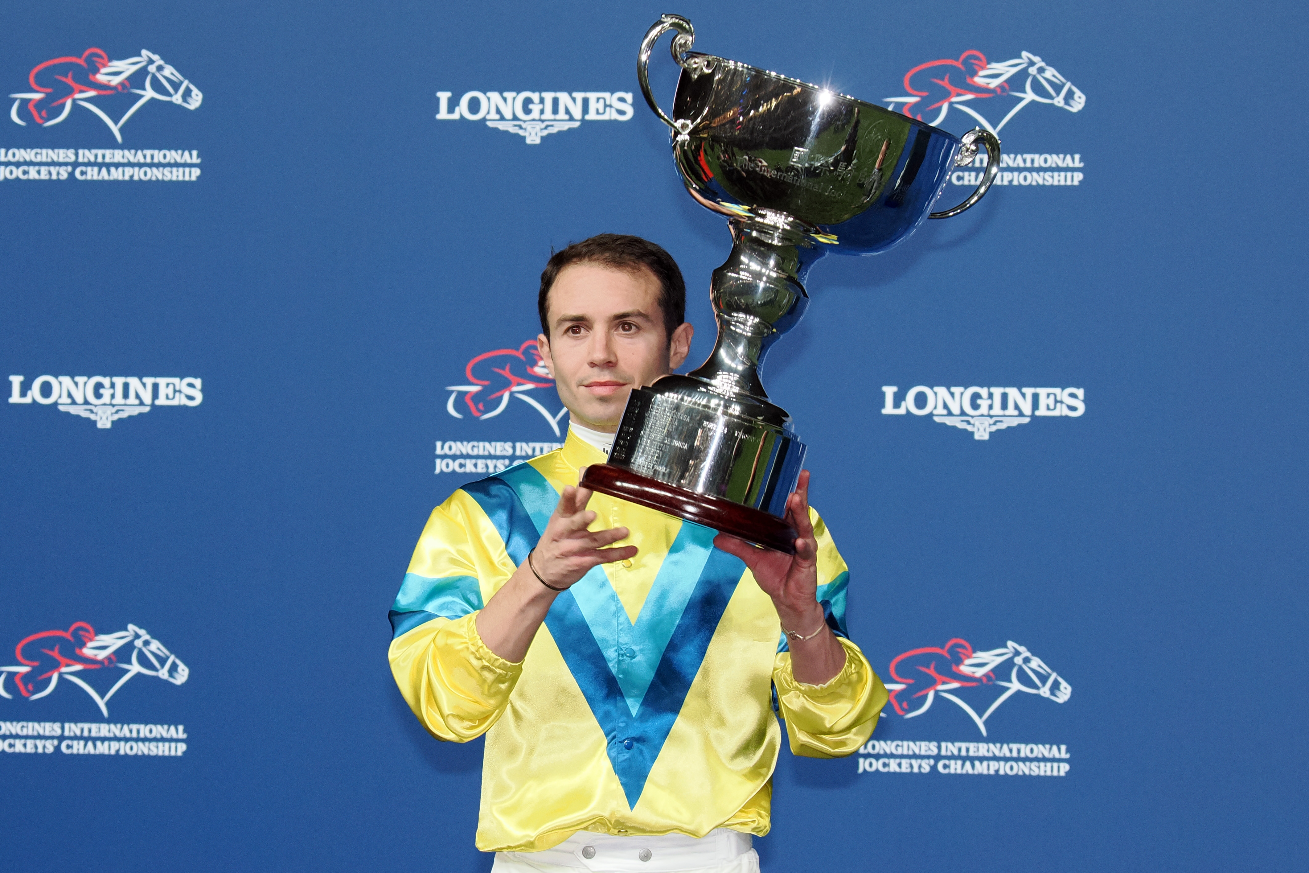 來自法國的巴米高爭取衛冕浪琴國際騎師錦標賽