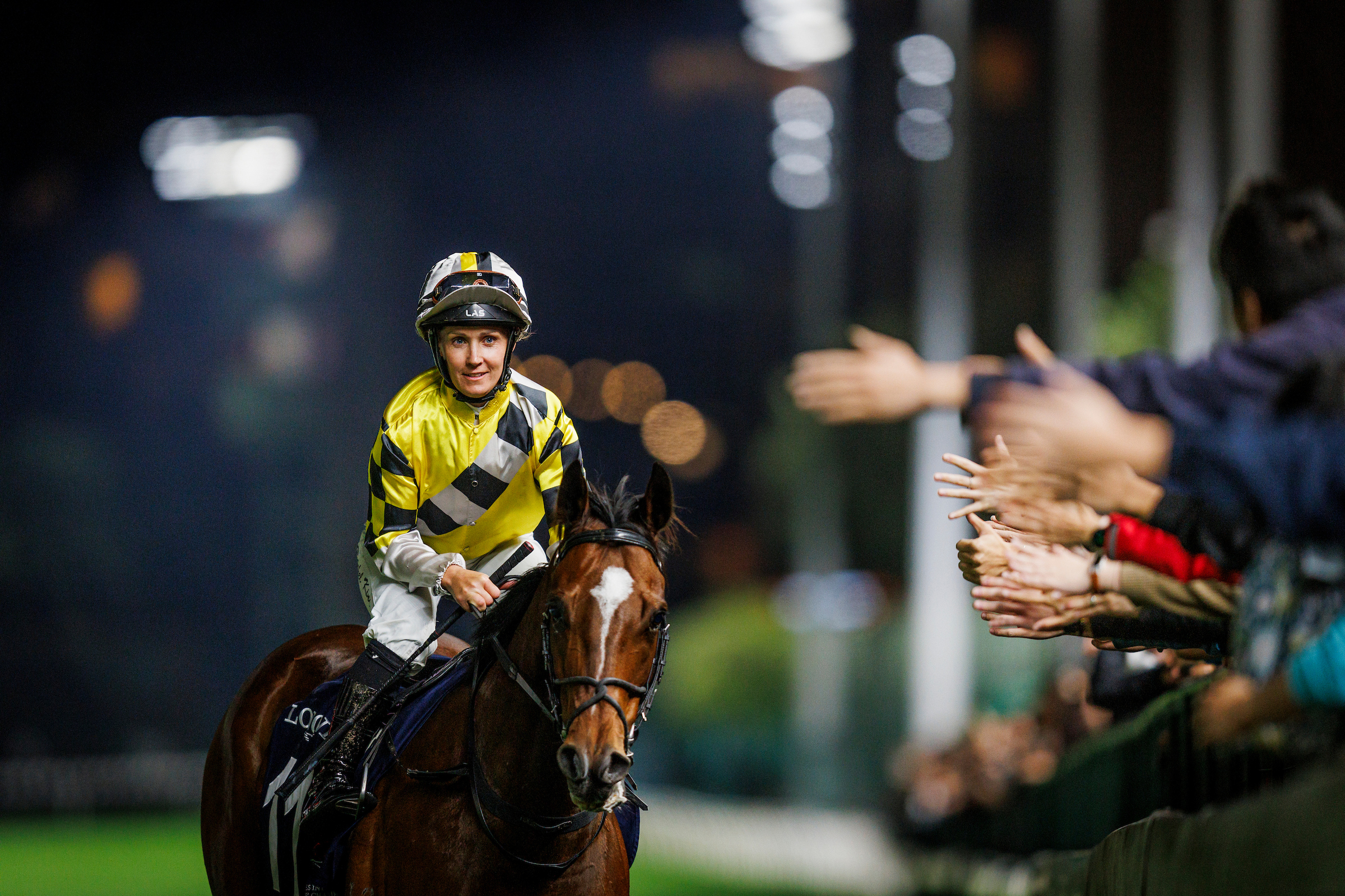 金美琪在2023年浪琴國際騎師錦標賽勇奪季軍