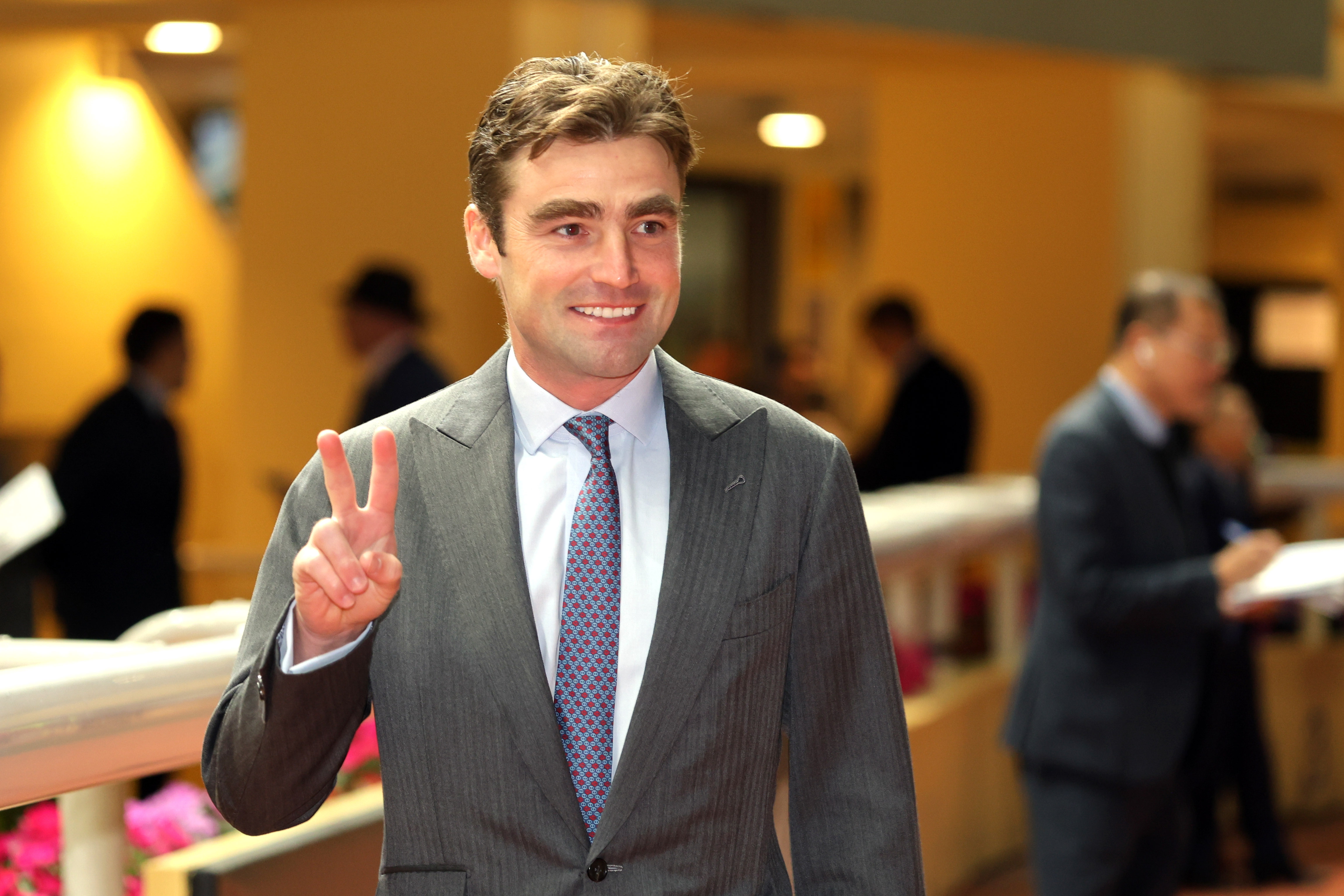 游達榮週三（11月19日）在跑馬地奪得兩場頭馬