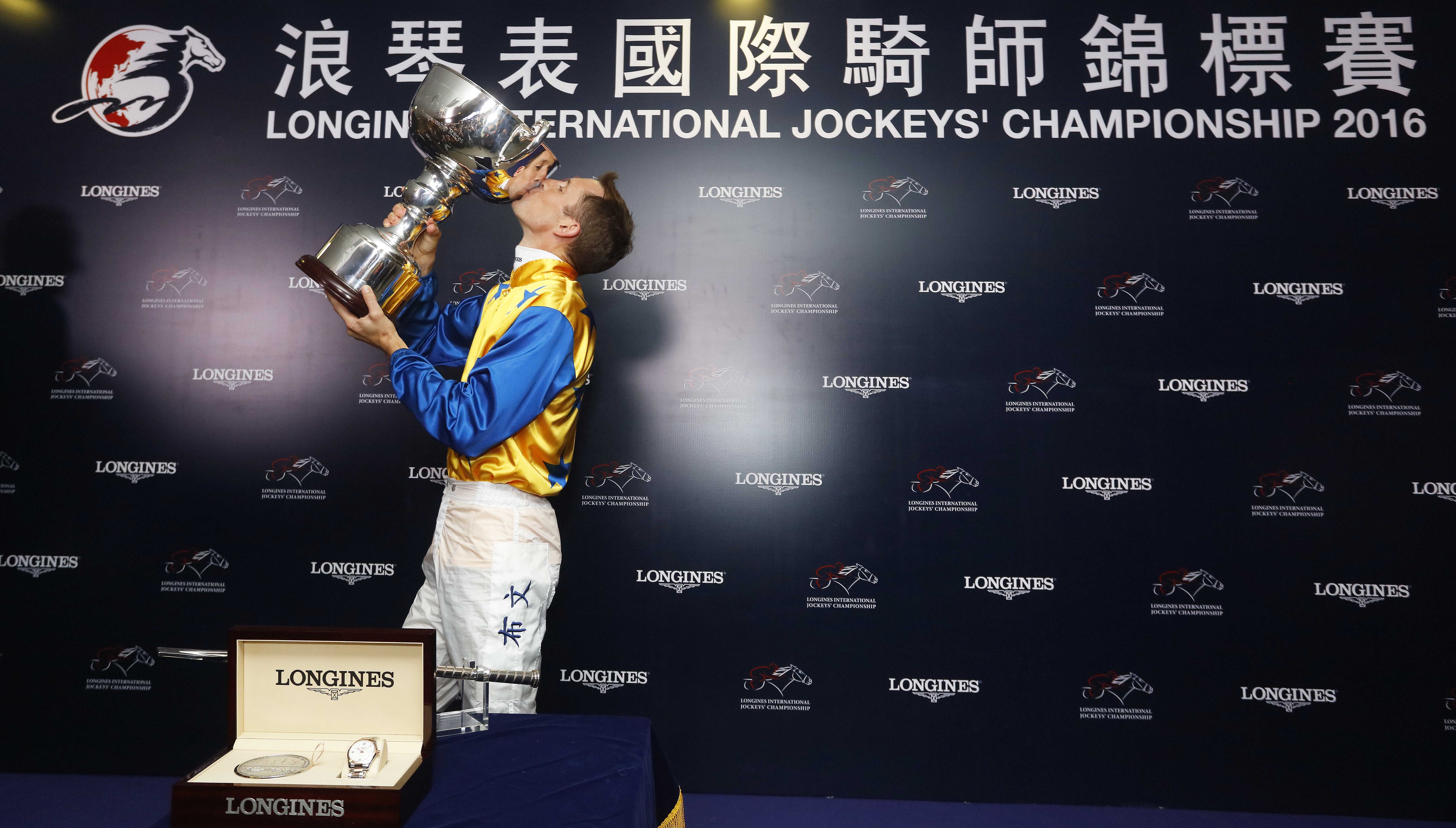 布文在跑馬地勝出2016年浪琴國際騎師錦標賽