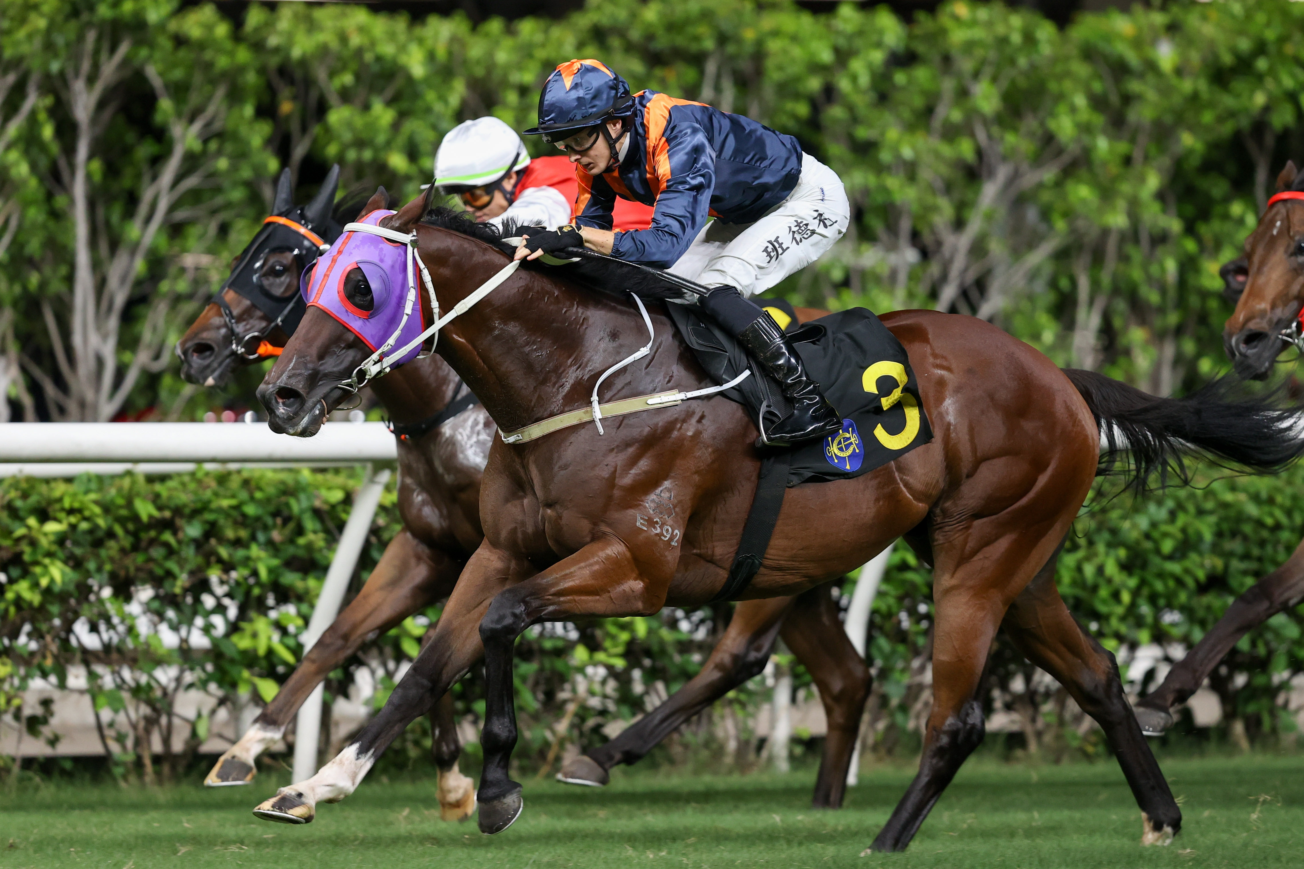 「狀元及第」在班德禮胯下勝出跑馬地賽事