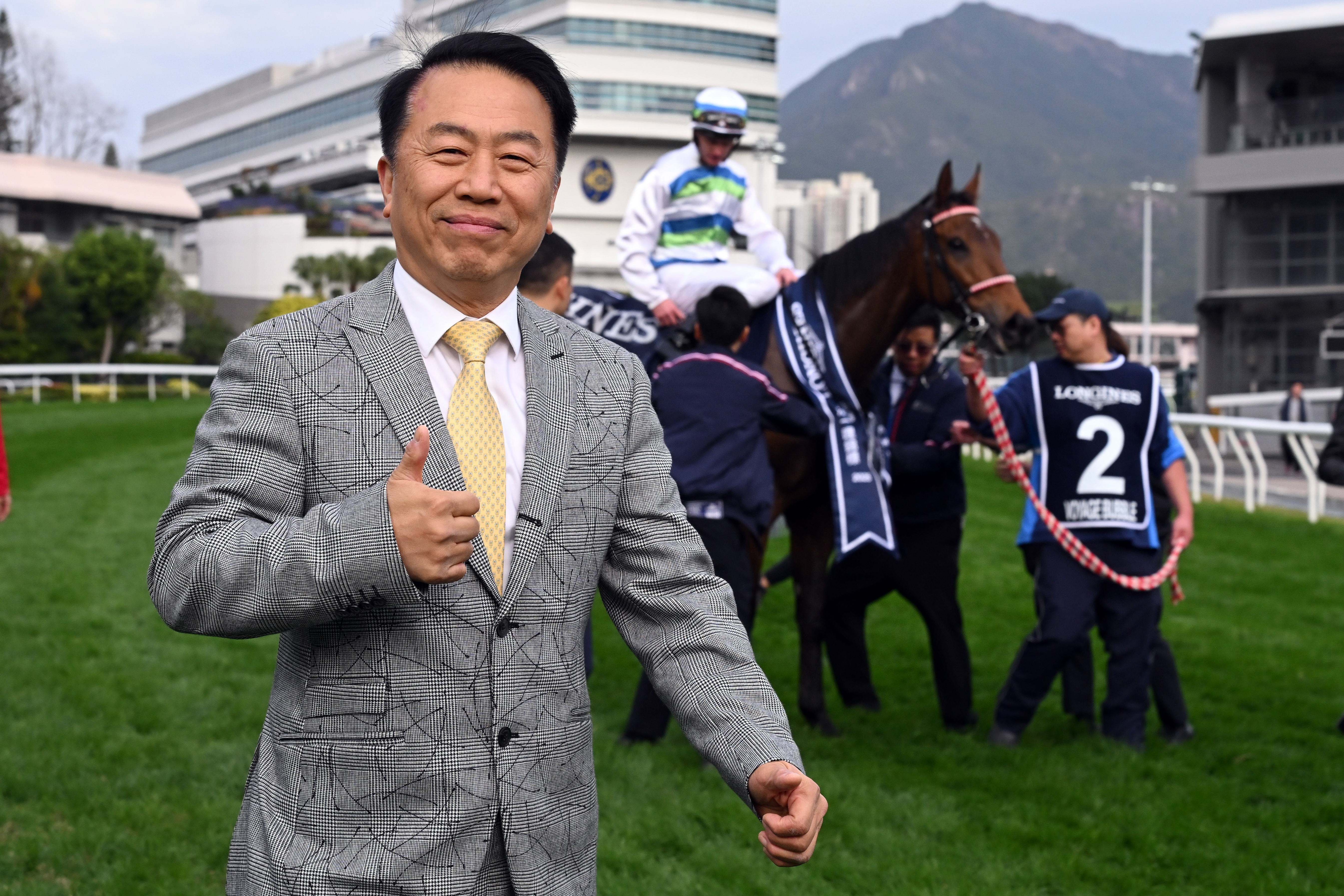 姚本輝在港從練以來已贏得超過一千場頭馬
