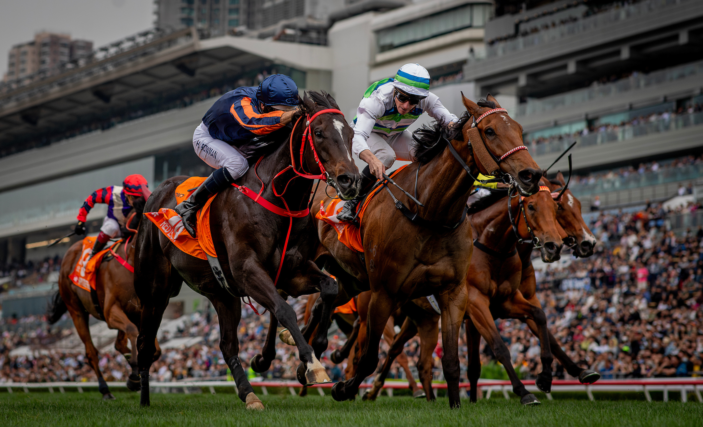 蔡約翰寄望「紅運帝王」能重演去年力壓「遨遊氣泡」揚威一級賽富衛保險冠軍一哩賽的精彩表現，於4月26日（星期日）成功衛冕此賽錦標