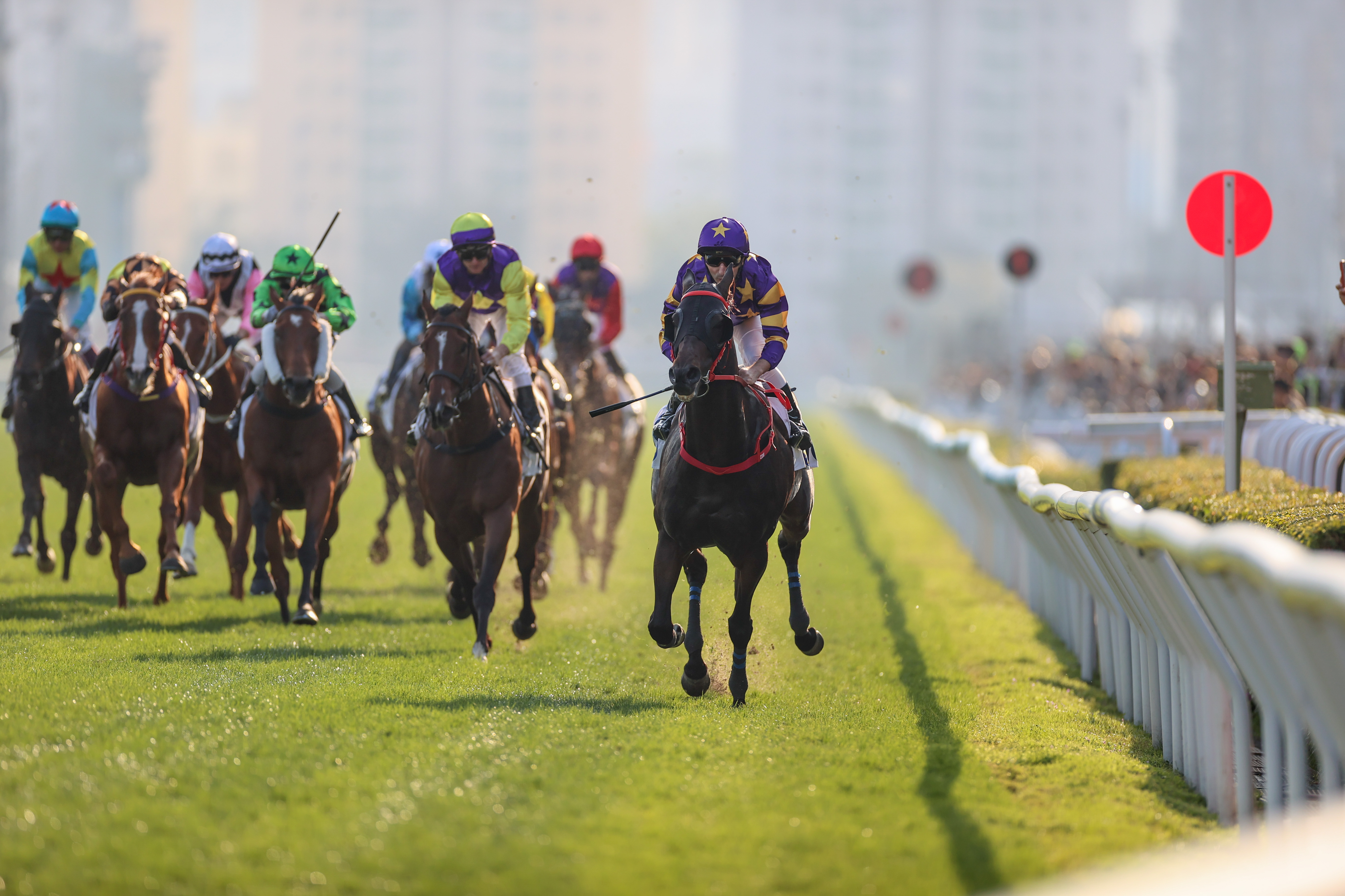 「星際快車」帶離對手攻下三級賽洋紫荊短途錦標（讓賽）。