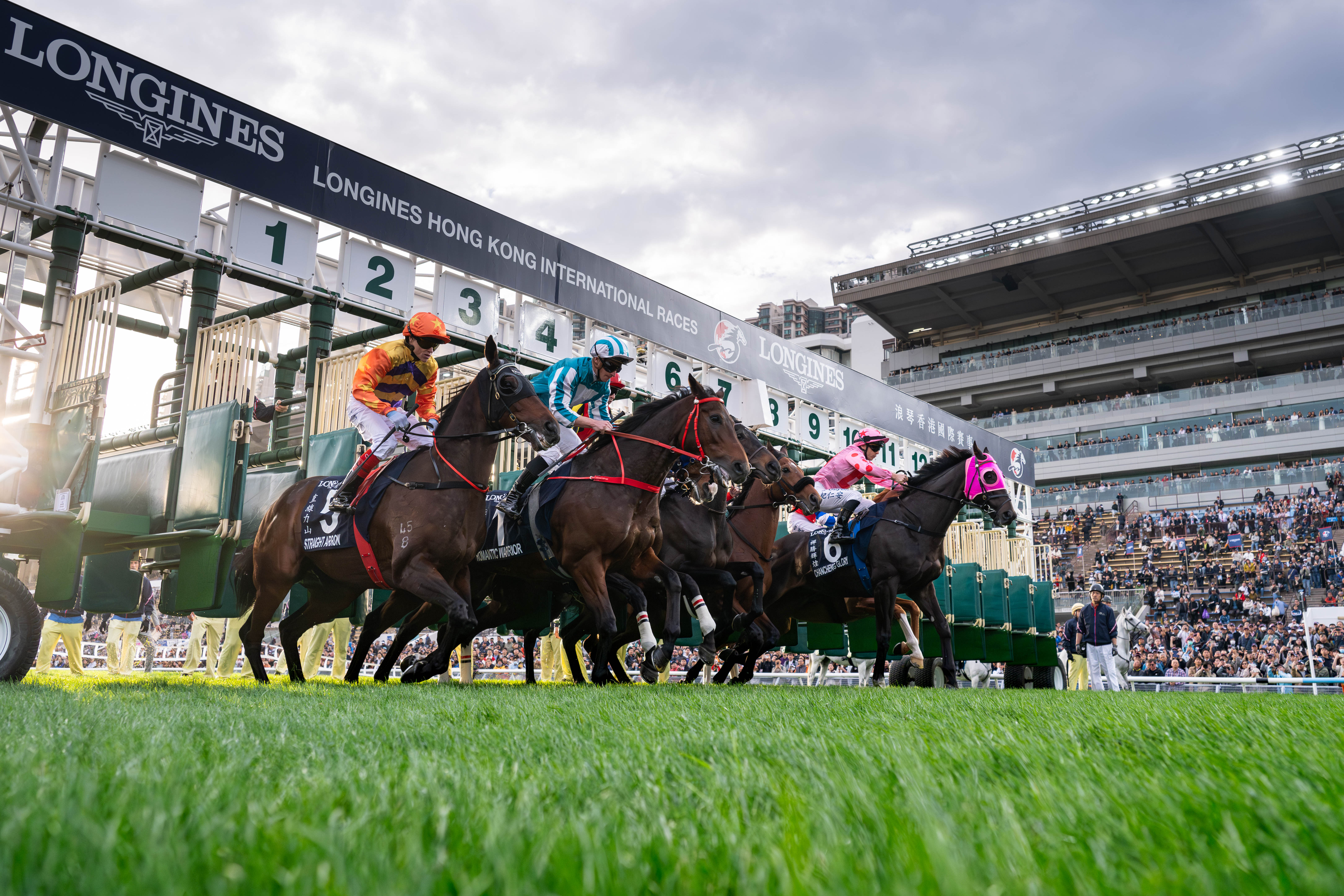 沙田馬場於每個香港馬季舉行十二項一級賽