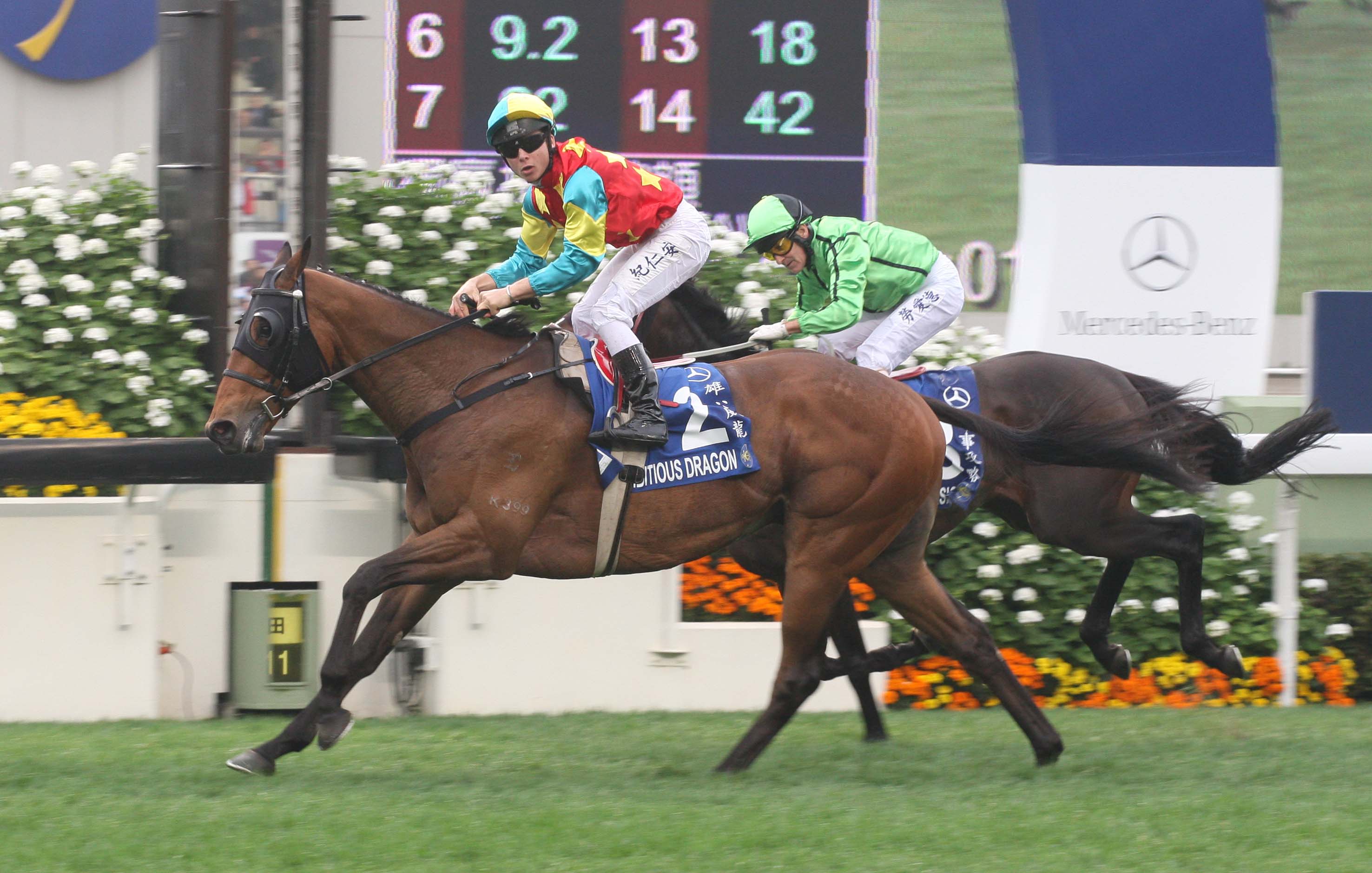 紀仁安主策「雄心威龍」揚威2011年香港打吡大賽