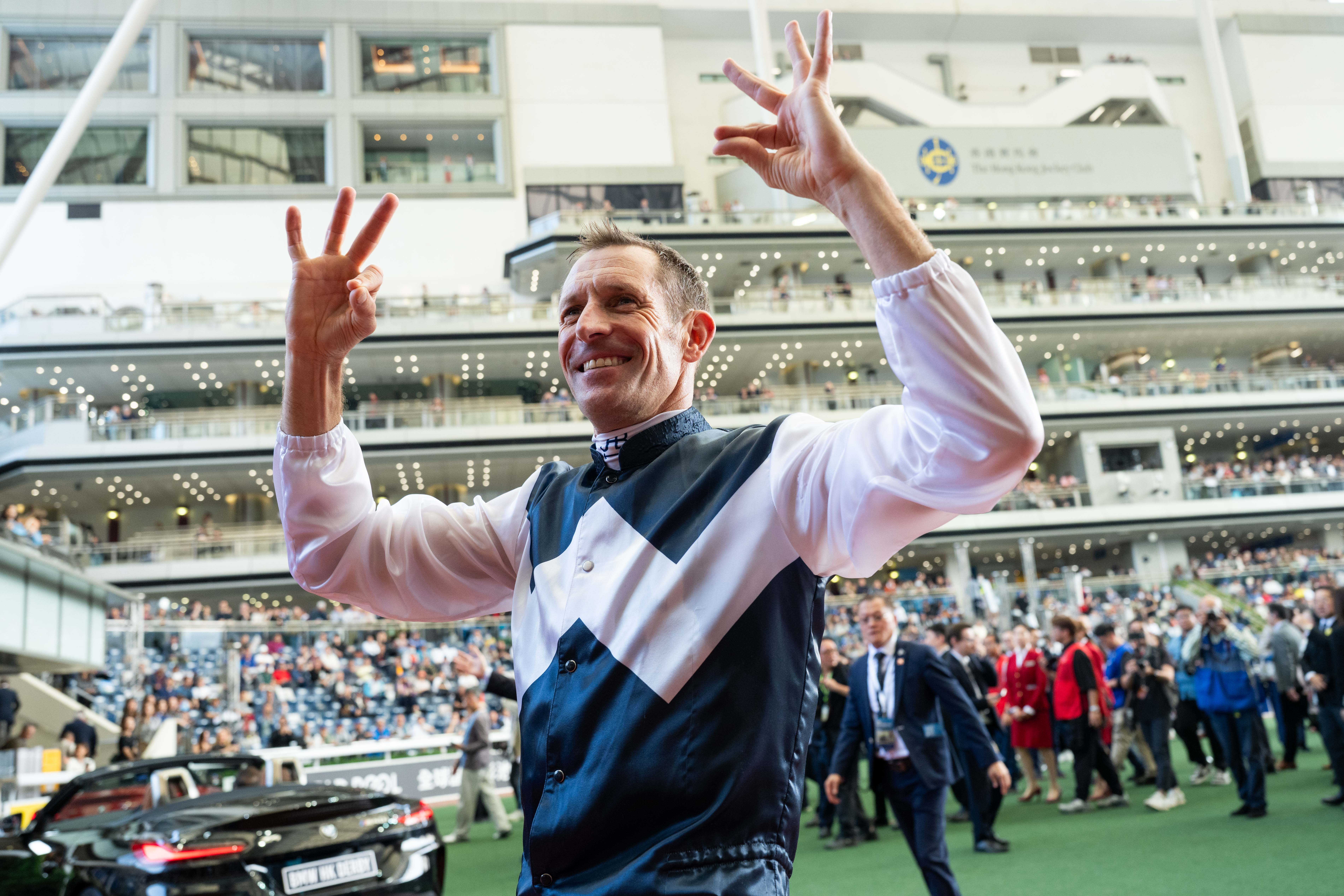 布文今季在港已取得五十三場頭馬