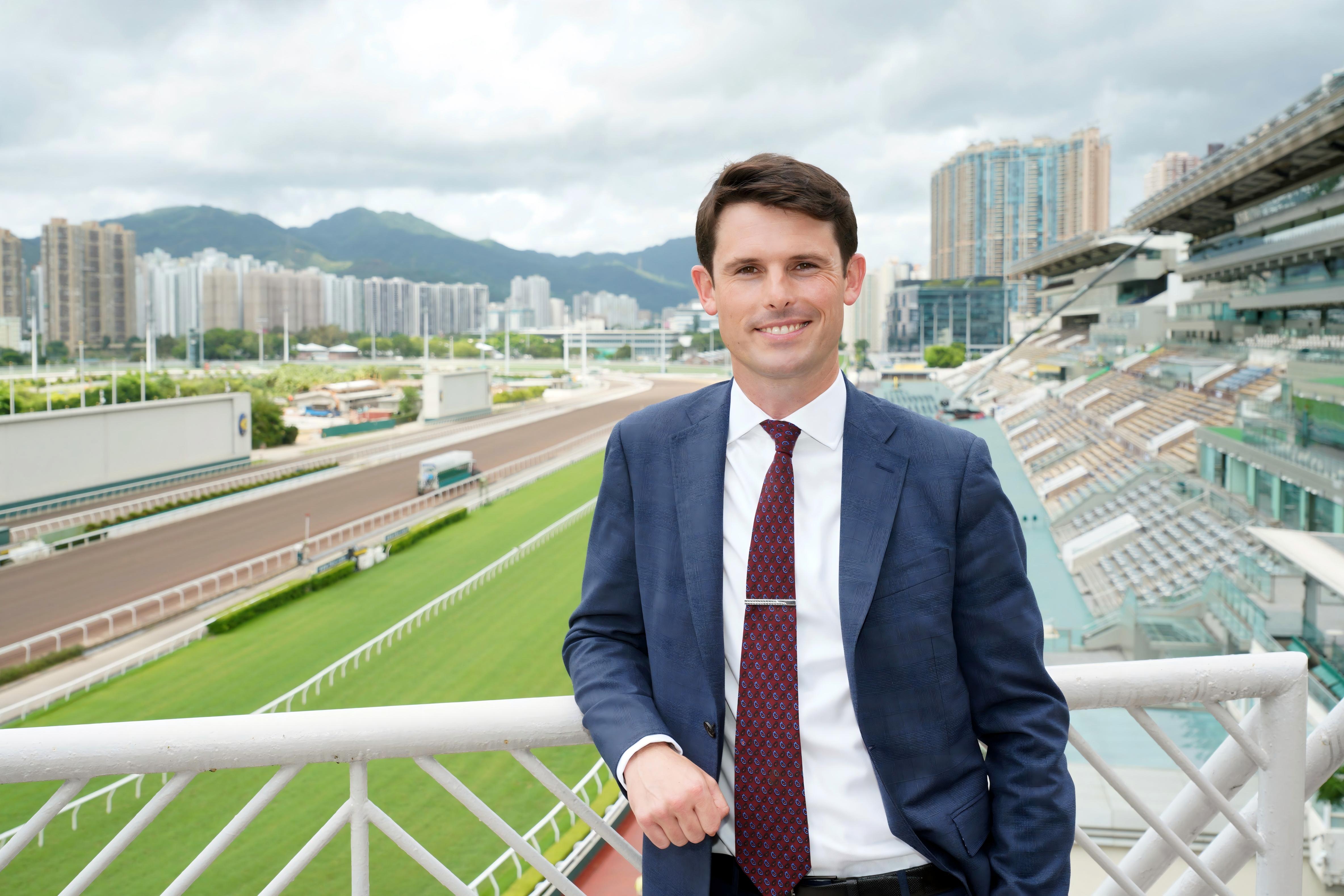 甘敏斯今週將首度在港派馬上陣。 甘敏斯今週將首度在港派馬上陣。
