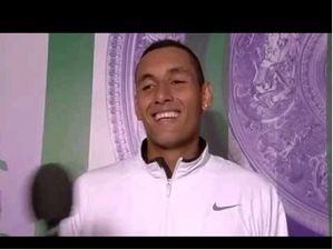 Nick Kyrgios Post-Match Interview - Wimbledon 2014